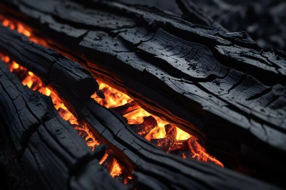 A Close Up of a Log