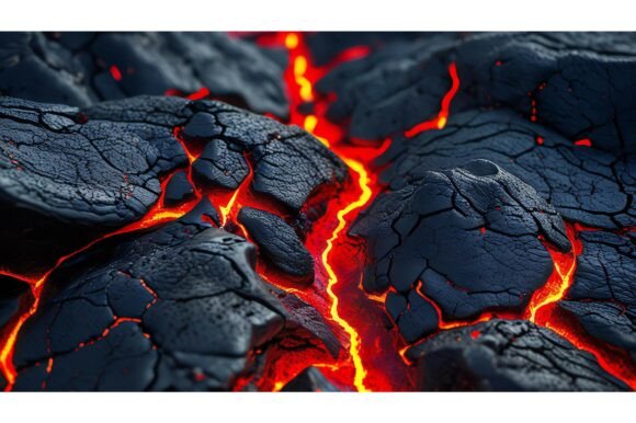A Lava Flowing Through a Rock: A Strategic Visual for Creative and Professional Projects