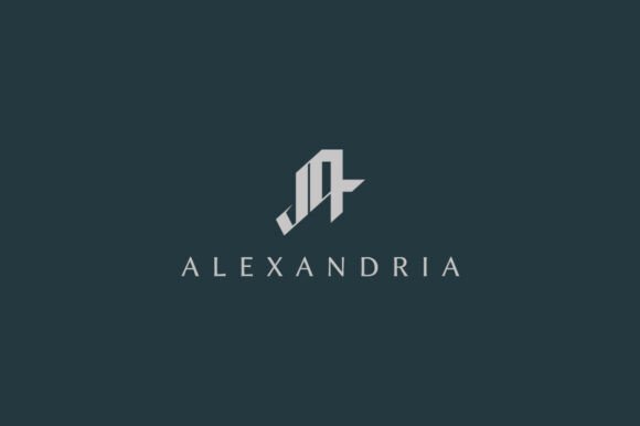 Discover the Power of Alexandria - Letter a Logo