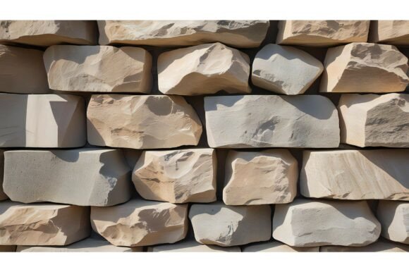 Enhance Your Creative Projects with a Wall of Large Rocks Background Image