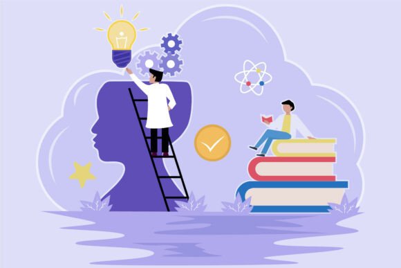Knowledge Education Vector Illustration: A Strategic Tool for Modern Design