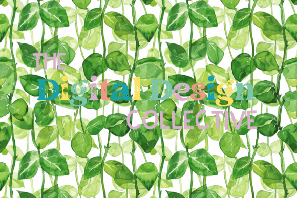 Seamless Watercolor Garden Herbs Paper
